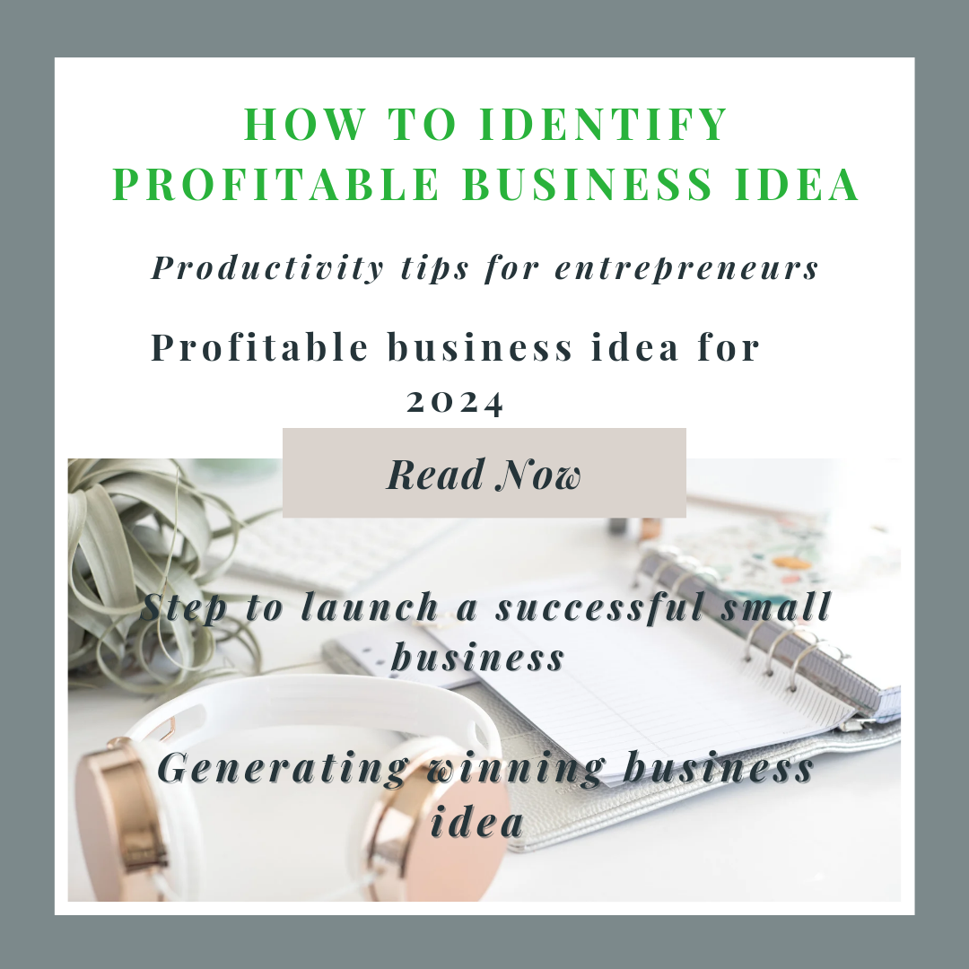 How to Identify Profitable Business Ideas in 2024